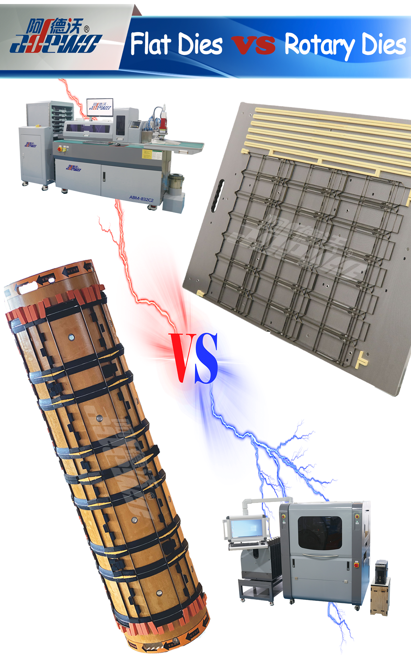 로터리 다이와 플랫 다이