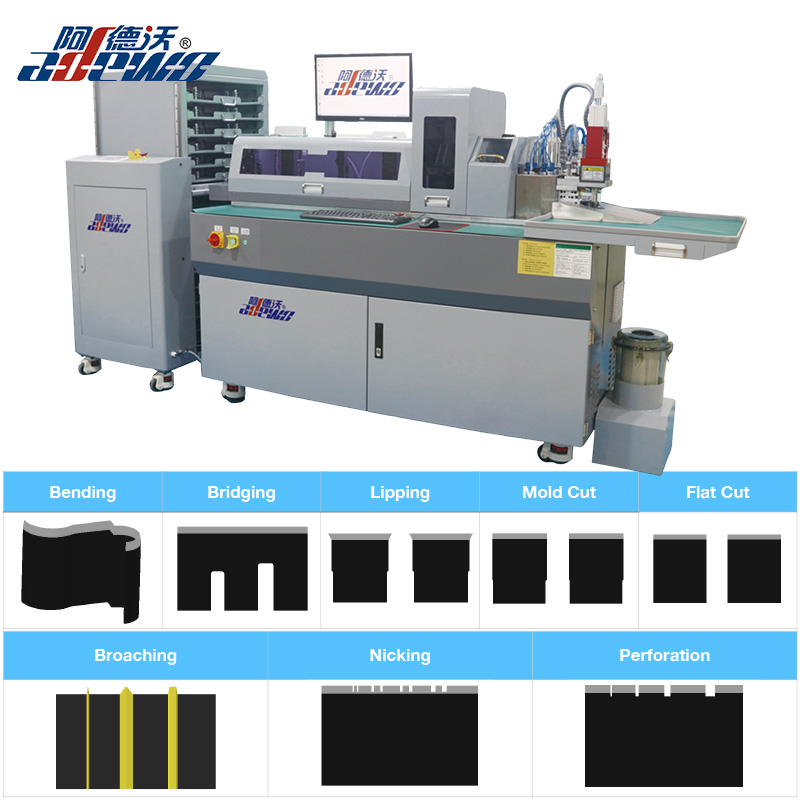 ABM-832C2 BOBST 인증 다이 메이커용 다기능 강철 룰 다이 자동 벤더 기계